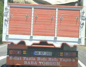 Kamyon arkası yazıları - Resim: 1