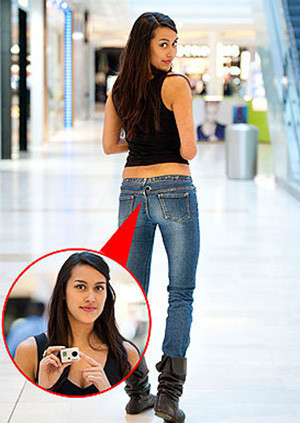 Kalça kamerası popoya bakanı yakaladı - Resim: 1