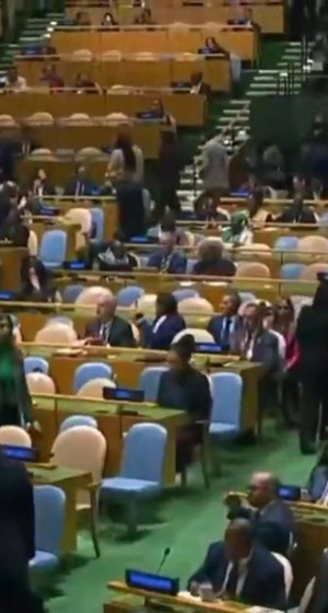 BM’de Netanyahu protestosu: Temsilciler Genel Kurul’dan ayrıldı
