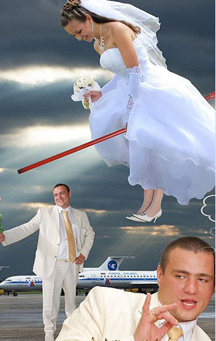 Garip ama komik düğün kareleri! - Resim: 4