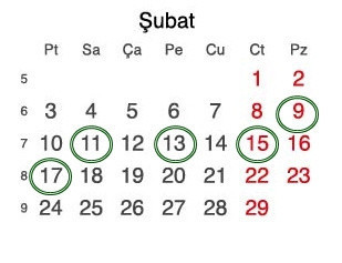 Hacamat takvimi Şubat ayı 2020 hangi günler hacamat yaptırılır? - Resim: 0