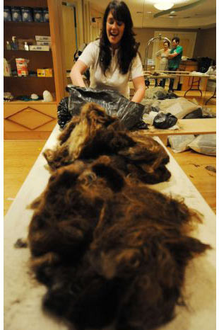 Çevreyi korumak için saç bağışladılar - Resim: 2