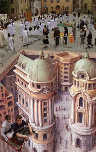 3 boyutlu kaldırım sanatı - Resim: 2