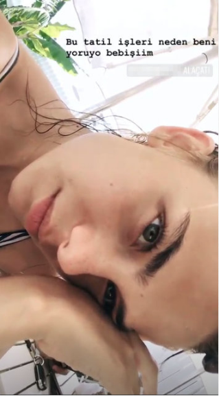 Zalim İstanbul'un Ceren'i Bahar Şahin sosyal medyayı sallıyor! Bikinili hali olay - Resim: 3