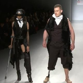 Podyuma engelli mankenler de çıktı! - Resim: 3