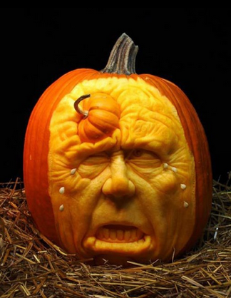 Balkabağı dediğin böyle oyulur - Resim: 4