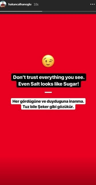 Hakan Çalhanoğlu'ndan ihanet iddiasına yanıt!  - Resim: 3