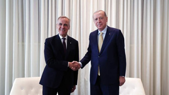 Cumhurbaşkanı Erdoğan, Kanada Başbakanı Carney ile görüştü