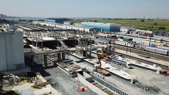 Yüzde 80 tamamlandı: Test treni raylarda!