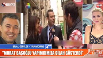 Murat Başoğlu Beyaz TV'yi bastı, yapımcının ağzına silah soktu! 
