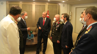 Cumhurbaşkanı Erdoğan başkanlığında güvenlik toplantısı gerçekleştirildi