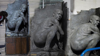 Gören şok oldu! İsrail'de Başbakan Netanyahu'nun 'çıplak heykel'ini diktiler