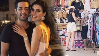 Mert Fırat ve eşi İdil Fırat'ın Bodrum'da pazar turu: Bir parça 500 tl!