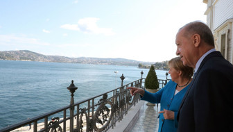 Erdoğan Merkel görüşmesi sona erdi