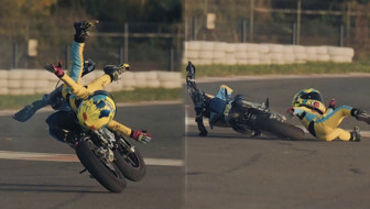 Kenan Sofuoğlu'nun oğlu Zayn, motosikletten fena düştü! İlk kez vitesli kullanınca...