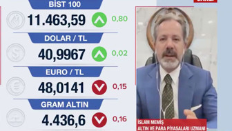 Altın fiyatları daha da düşer mi İslam Memiş gümüşe dikkat çekti