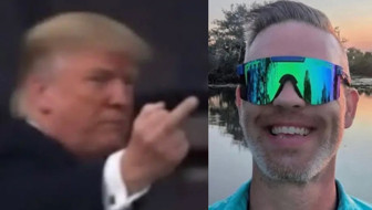 O artık bir milyoner! Trump'ın küfür edip 'orta parmak' gösterdiği işçi zengin oldu