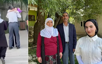 YKS çıkışında çiçekler ile karşılanmıştı! Muşlu Çimen başarılı oldu...