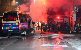 Kağıthane'de akaryakıt istasyonunda korkutan yangın