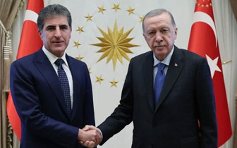 Cumhurbaşkanı Erdoğan, Neçirvan Barzani ile görüştü