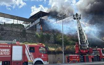 Maltepe'deki restoranda korkutan yangın