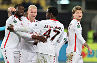 Samsunspor son 16 play-off turu ilk maçında avantaj elde etti