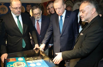 Cumhurbaşkanı Erdoğan, “Muhteşem Cep Saatleri Koleksiyonu” sergisini ziyaret etti