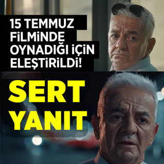 15 Temmuz filminde oynayan Zafer Algöz'den eleştirilere sert yanıt