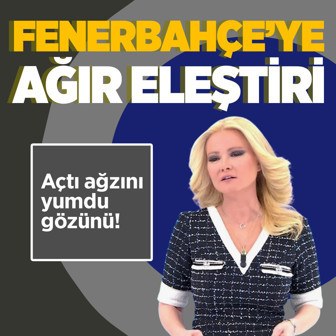 Müge Anlı'dan çok konuşulacak Fenerbahçe tepkisi: Açtı ağzını yumdu gözünü!