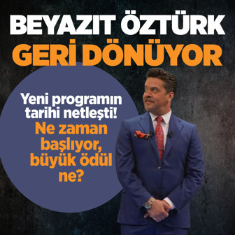 Beyazıt Öztürk geri dönüyor! Yeni programının tarihi netleşti