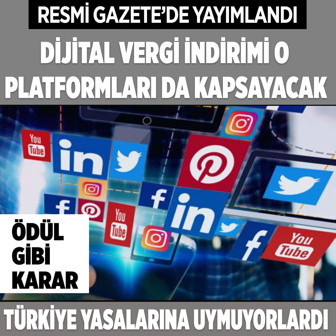 Türkiye yasalarına uymayan X, META, Tik-Tok ve Google'a ödül niteliğinde vergi indirim kararı