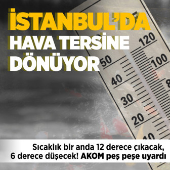 İstanbul'da bahar sevinci kısa sürecek! AKOM tarih verdi, peş peşe uyardı