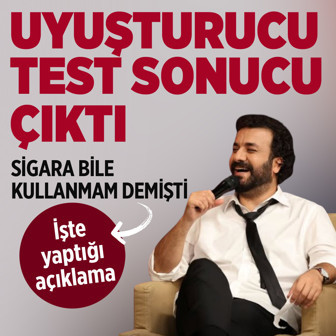 Hasan Can Kaya'nın uyuşturucu test sonucu negatif çıktı bu açıklamayı yaptı