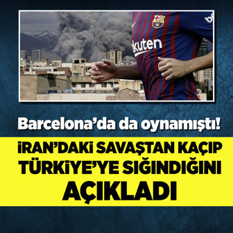 Futbolcu Munir El Haddadi, İran’dan kaçıp Türkiye’ye sığındı