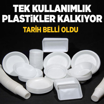 Tek kullanımlık plastiklerle ilgili önemli bir adım hayata geçiriliyor