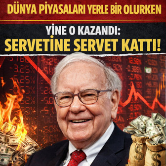 Dünya piyasaları yerle bir olurken yine o kazandı