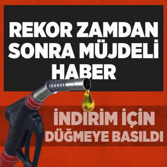 Rekor zamdan sonra müjdeli haber! Dev artışın ardından indirim için düğmeye basıldı