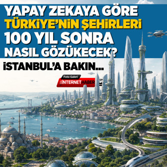Yapay zekaya göre Türkiye'nin şehirleri 100 yıl sonra nasıl gözükecek? İstanbul'a bakın...