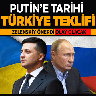 Zelenskiy'den Putin'e olay Türkiye teklifi: "Yüz yüze görüşelim"