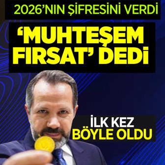 İslam Memiş 2026 yılının şifresini verdi! "Muhteşem fırsat" dedi, ilk kez...