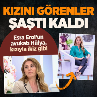 Esra Erol'un avukatı Hülya Kuran'ın kızı Zeynep'i görenler şoke oldu! Annesinin kopyası...