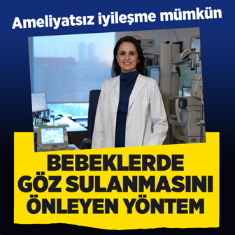 Bu masaj yöntemiyle bebeklerde göz sulanması önlenebiliyor