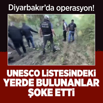 UNESCO listesindeki Hevsel Bahçeleri'nde uyuşturucu operasyonu!