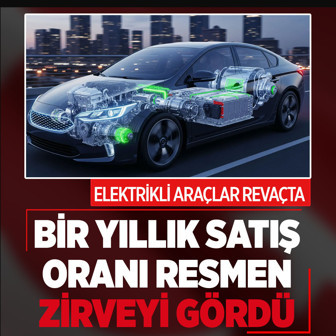 Elektrikli otomobiller revaçta! Satışlar bir yılda yüzde 78 arttı