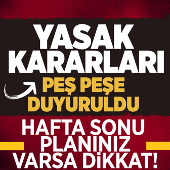 Planınız varsa dikkat! Hafta sonu denize girmek yasaklandı