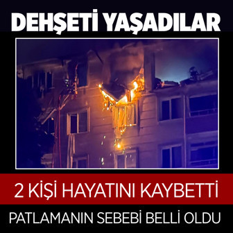 Tekirdağ'da apartmanda patlama oldu! 2 kişi hayatını kaybetti ve yaralılar var