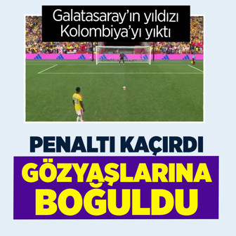 Davinson Sanchez penaltı kaçırdı gözyaşlarına boğuldu! Kolombiya yıkıldı