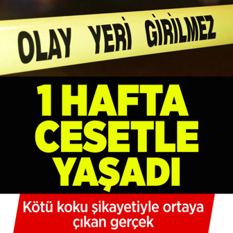 Kötü koku ihbarı korkunç gerçeği ortaya çıkardı! Eve giren ekipler...