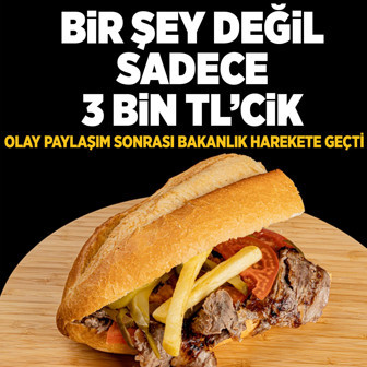 Kapalıçarşı'da '3 bin TL'cik döner' kızdırdı Bakanlık harekete geçti