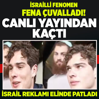 Ünlü fenomen İsrail'i övmek için 7 bin dolar istedi, canlı yayını terk etti